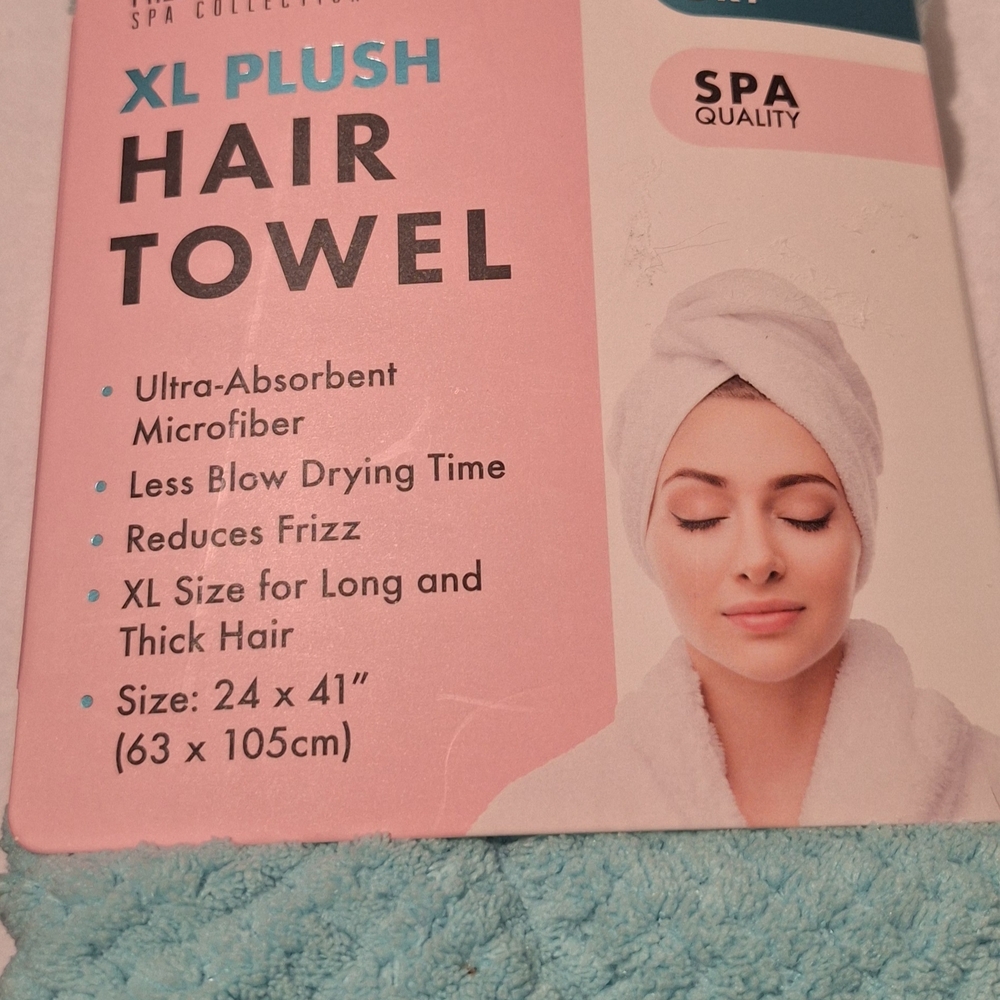 Long/Thick MicrofiberHair Towel XL